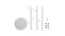 Disassembled white Levede minimal‑style coat rack parts, including the round base, poles, hooks, screws, and assembly tool Disassembled white Levede minimal‑style coat rack parts, including the round base, poles, hooks, screws, and assembly tool