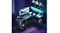 Corner gaming desk with RGB lighting, shelves, headset holder, storage pocket, and organised desktop gaming setup Corner gaming desk with RGB lighting, shelves, headset holder, storage pocket, and organised desktop gaming setup