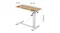 Side table with labelled dimensions: 80 cm wide, 40 cm deep, and height adjustable from 65 to 93 cm Side table with labelled dimensions: 80 cm wide, 40 cm deep, and height adjustable from 65 to 93 cm
