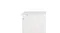 Detailed view of the cabinet’s side corner, highlighting white panel edges and silver screws beneath the top surface Detailed view of the cabinet’s side corner, highlighting white panel edges and silver screws beneath the top surface