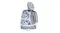 Open-lid view of a decorative Smeg Kettle Dolce & Gabbana Edition with chrome handle Open-lid view of a decorative Smeg Kettle Dolce & Gabbana Edition with chrome handle