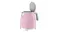 Front side view of the 50's style kettle with an open lid Front side view of the 50's style kettle with an open lid