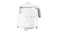 Angled view of the mini kettle with a glossy finish Angled view of the mini kettle with a glossy finish