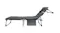 Side view of the Levede adjustable camp cot showing reclining backrest positions and a sturdy steel frame Side view of the Levede adjustable camp cot showing reclining backrest positions and a sturdy steel frame