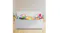 White Levede children’s toy storage chest filled with colourful plush toys in a child’s room White Levede children’s toy storage chest filled with colourful plush toys in a child’s room
