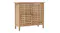 Side view of a wooden bathroom sink cabinet Side view of a wooden bathroom sink cabinet