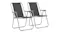 Set of two NNEVL Folding Camping Chairs with metal frames Set of two NNEVL Folding Camping Chairs with metal frames