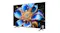 Three‑quarter angled right view of the TCL 55-inch QLED TV on dual stand legs, emphasising the thin profile Three‑quarter angled right view of the TCL 55-inch QLED TV on dual stand legs, emphasising the thin profile