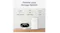 Security camera on a wooden table next to a white Home Hub tower Security camera on a wooden table next to a white Home Hub tower
