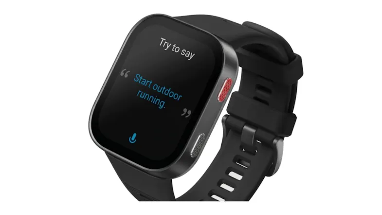 Smartwatch screen displaying BioCharge score, recovery status, fat-burning time, and wellness indicator Smartwatch screen displaying BioCharge score, recovery status, fat-burning time, and wellness indicator