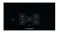 Close‑up of the central touch control panel on the cooktop Close‑up of the central touch control panel on the cooktop