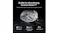 Underside view of robot vacuum in action with debris being pulled in Underside view of robot vacuum in action with debris being pulled in