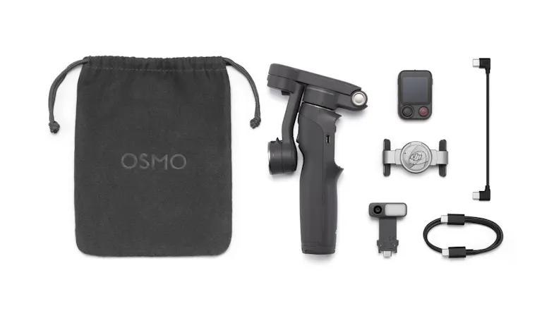 Complete set of the DJI Osmo Mobile 8P 3-Axis Gimbal Complete set of the DJI Osmo Mobile 8P 3-Axis Gimbal