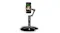 DJI Osmo Mobile gimbal stabiliser holding a smartphone, showing video recording on the screen DJI Osmo Mobile gimbal stabiliser holding a smartphone, showing video recording on the screen
