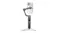 Front view of the DJI Osmo Mobile gimbal stabiliser holding a smartphone on a tripod Front view of the DJI Osmo Mobile gimbal stabiliser holding a smartphone on a tripod