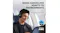 A man on a plane wearing wireless headphones showcasing adaptive ANC A man on a plane wearing wireless headphones showcasing adaptive ANC