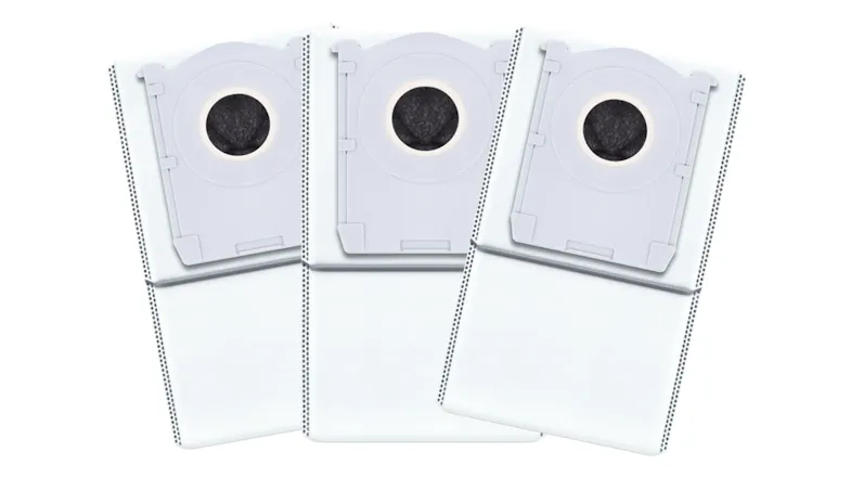 Front view of the Ecovacs Antibacterial Dust Bag Front view of the Ecovacs Antibacterial Dust Bag