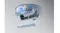Transparent cutaway of the robot vacuum base, revealing internal water flow directed to the rotating roller mop Transparent cutaway of the robot vacuum base, revealing internal water flow directed to the rotating roller mop