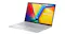 ASUS Vivobook laptop opened at an angle, highlighting thin bezels and a bright, multicoloured display ASUS Vivobook laptop opened at an angle, highlighting thin bezels and a bright, multicoloured display