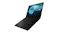 ASUS ProArt laptop viewed from the opposite angle, open with the full keyboard visible and a blue ocean‑wave ProArt display ASUS ProArt laptop viewed from the opposite angle, open with the full keyboard visible and a blue ocean‑wave ProArt display