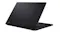 Closed black ASUS ProArt laptop, top view, featuring a ribbed texture with the ProArt logo on the lower-left corner Closed black ASUS ProArt laptop, top view, featuring a ribbed texture with the ProArt logo on the lower-left corner