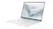 Angled right‑front view of an open silver ASUS Zenbook S 16″ laptop with thin bezels and a minimalist keyboard Angled right‑front view of an open silver ASUS Zenbook S 16″ laptop with thin bezels and a minimalist keyboard