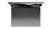 Top‑down view of an open ASUS Zenbook, showing the keyboard, touchpad, and a partially visible black‑and‑white screen Top‑down view of an open ASUS Zenbook, showing the keyboard, touchpad, and a partially visible black‑and‑white screen
