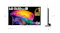LG smart TV with labelled dimensions LG smart TV with labelled dimensions