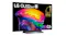 Left perspective view of the OLED TV, highlighting its sleek design Left perspective view of the OLED TV, highlighting its sleek design