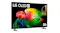 Left perspective view of the OLED TV, highlighting its sleek design Left perspective view of the OLED TV, highlighting its sleek design