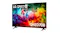 Angled view of the LG QNED AI Mini LED TV showing a vibrant multicolour display and slim design Angled view of the LG QNED AI Mini LED TV showing a vibrant multicolour display and slim design