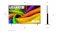 LG NU85 UHD TV with a colourful display and a detailed dimension guide in width, height, and depth measurements LG NU85 UHD TV with a colourful display and a detailed dimension guide in width, height, and depth measurements