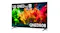 A right perspective view of the LG TV showcasing a slim profile A right perspective view of the LG TV showcasing a slim profile