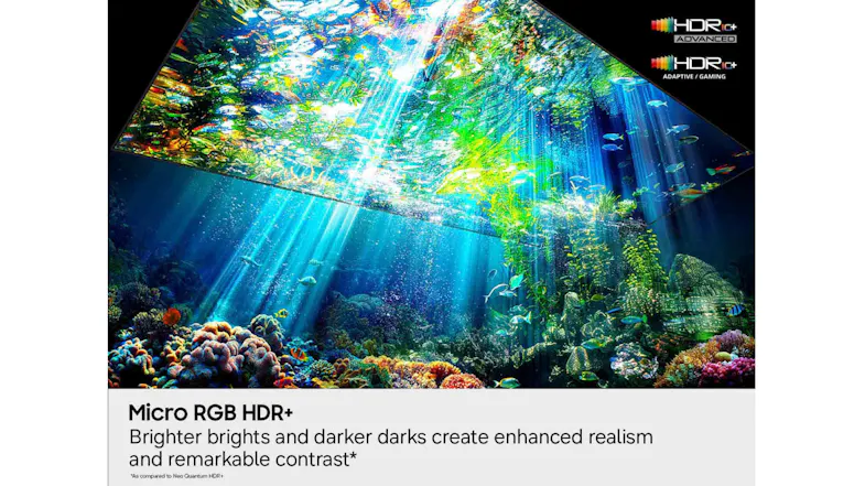 Vibrant underwater scene highlighting Micro RGB HDR+ Vibrant underwater scene highlighting Micro RGB HDR+