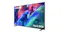 A right perspective view of the Smart TV, highlighting its sleek design A right perspective view of the Smart TV, highlighting its sleek design