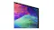 Corner top view of the Smart 4K TV showing the textured pixel detail Corner top view of the Smart 4K TV showing the textured pixel detail