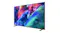 Angled left side view of the RGB TV with colourful display Angled left side view of the RGB TV with colourful display