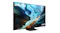 Left perspective view of the Samsung OLED TV with thin bezels Left perspective view of the Samsung OLED TV with thin bezels
