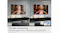 Comparison showing the screen with and without glare-free technology Comparison showing the screen with and without glare-free technology