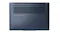 Back view of the Lenovo Yoga Slim 7 with cooling vents, rubber feet, and screws Back view of the Lenovo Yoga Slim 7 with cooling vents, rubber feet, and screws