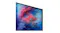 Edge view of Samsung’s Micro RGB smart TV with sleek frame and dynamic abstract colour patterns Edge view of Samsung’s Micro RGB smart TV with sleek frame and dynamic abstract colour patterns