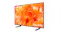 Samsung 50" QN70H Smart 4K Neo QLED TV angled to the right, displaying a bright orange fluid design on screen with a narrow bezel Samsung 50" QN70H Smart 4K Neo QLED TV angled to the right, displaying a bright orange fluid design on screen with a narrow bezel