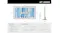 A TV size guide with dimensions, a 64.5-inch display, a side profile, a remote, and an included accessories overview A TV size guide with dimensions, a 64.5-inch display, a side profile, a remote, and an included accessories overview