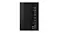 Close-up of the TV’s rear ports, including HDMI, USB, LAN, and antenna connections on a textured black panel Close-up of the TV’s rear ports, including HDMI, USB, LAN, and antenna connections on a textured black panel