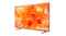 Samsung 85" QN70H Smart 4K Neo QLED TV angled to the right, displaying a bright orange fluid design on screen with a narrow bezel Samsung 85" QN70H Smart 4K Neo QLED TV angled to the right, displaying a bright orange fluid design on screen with a narrow bezel