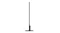 A side profile of Samsung’s The Frame TV showing an ultra‑thin panel and a low‑profile stand from a centred side angle A side profile of Samsung’s The Frame TV showing an ultra‑thin panel and a low‑profile stand from a centred side angle