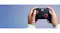 Lifestyle shot highlighting a person's hands holding the game device Lifestyle shot highlighting a person's hands holding the game device