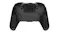 Back view of the black controller, highlighting textured grips Back view of the black controller, highlighting textured grips