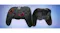 Dual-sided view of the gaming controller showcasing the front and back panels Dual-sided view of the gaming controller showcasing the front and back panels