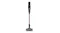 A front view of a cordless stick vacuum standing upright with a slim wand, LED floor head, and compact dust bin A front view of a cordless stick vacuum standing upright with a slim wand, LED floor head, and compact dust bin